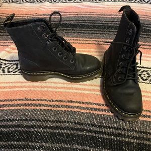 Black Suede Dr. Martens